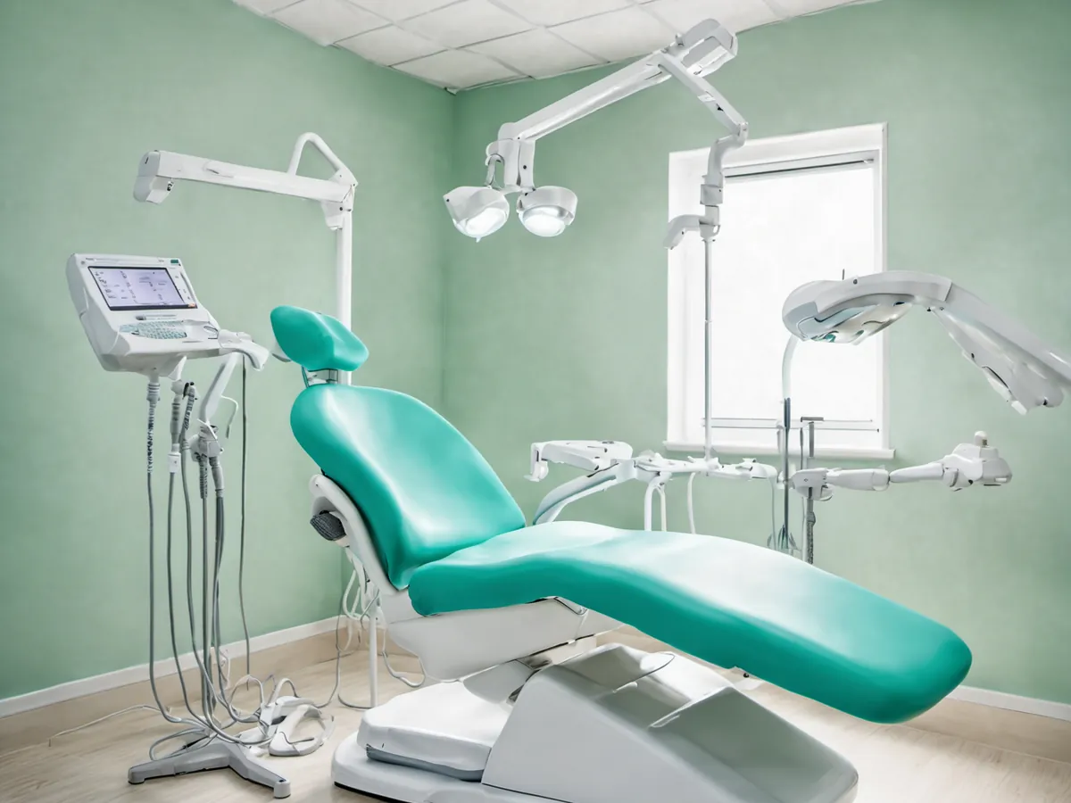 Clean dental tools neatly arranged on a white tray